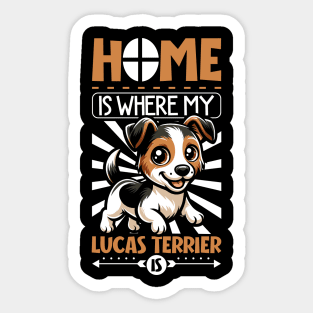 Home is with my Sporting Lucas Terrier Sticker